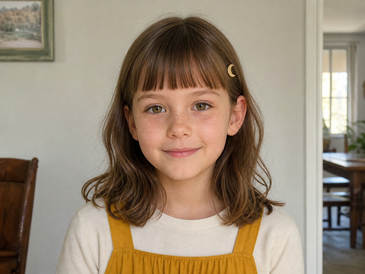 Fictional reference portrait used for the Sophie sample story