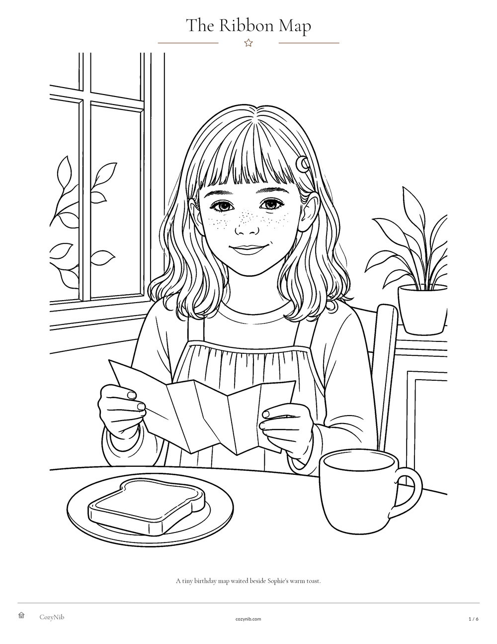 Finished CozyNib sample scene with the same Sophie character