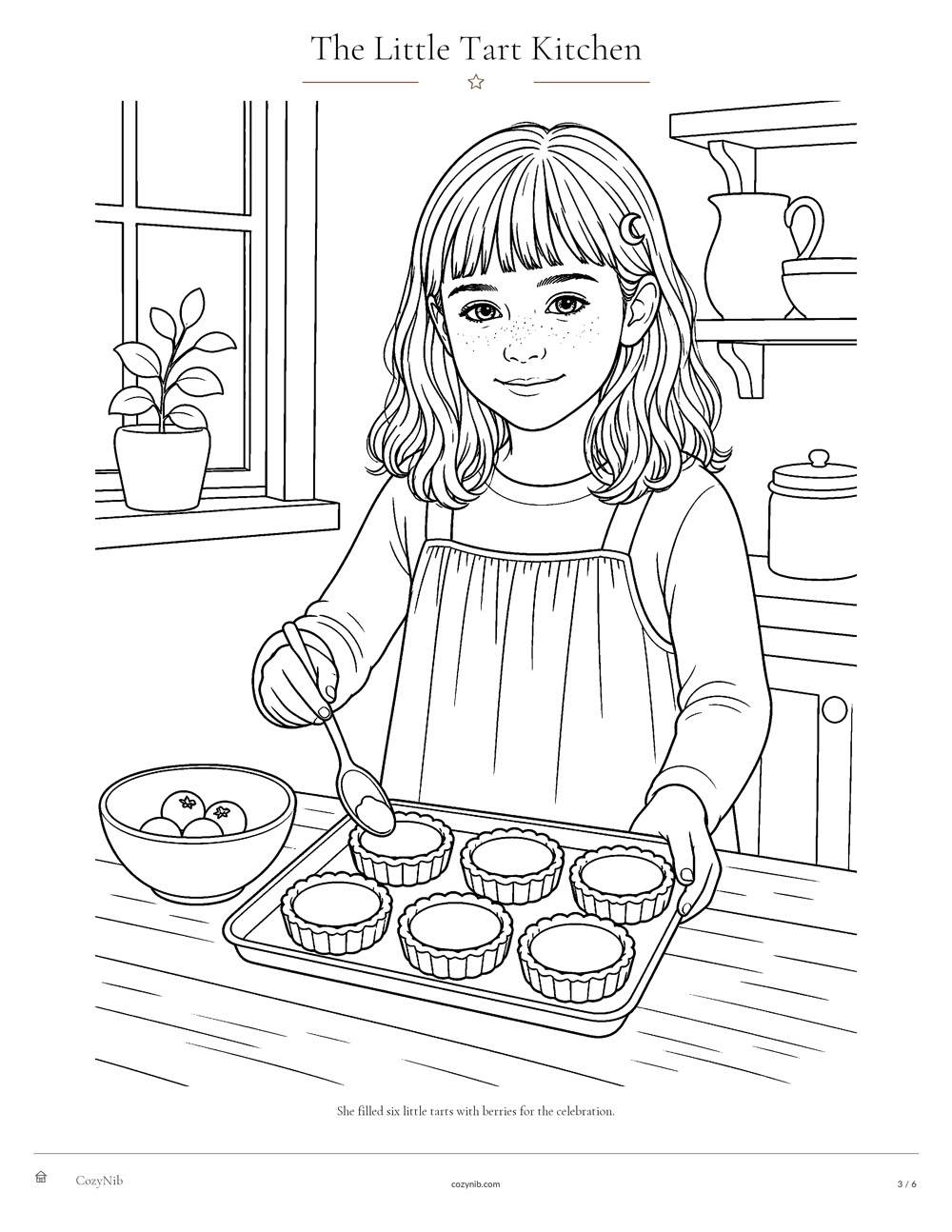Scene 3 from the fictional Sophie sample story