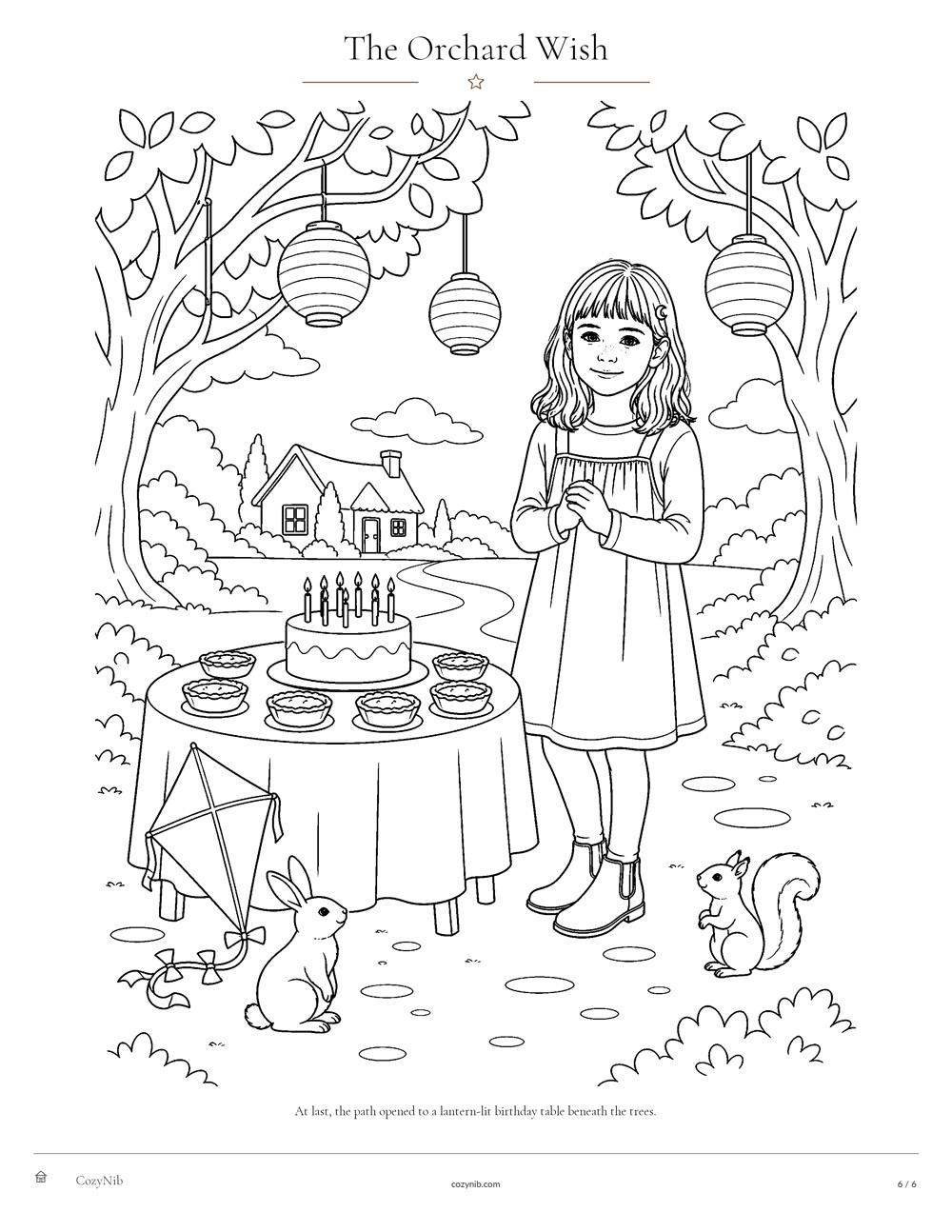 Scene 6 from the fictional Sophie sample story